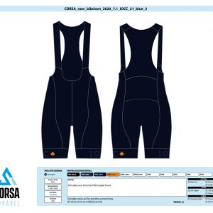 IOCC Pro Blue Men's Bibshorts