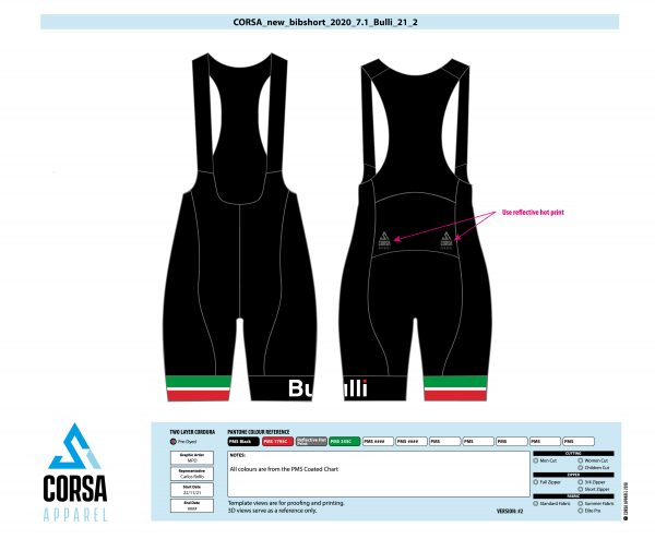 BULLI Pro Men's Bibshorts