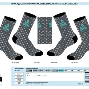 Corsa F1 Hi Top Socks