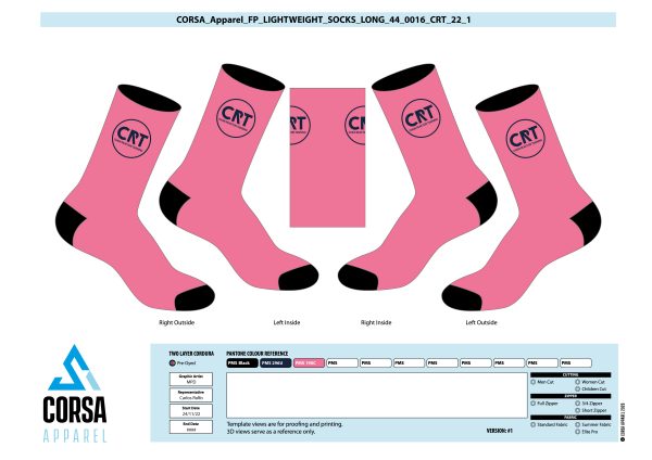 CRT Hi Top Socks